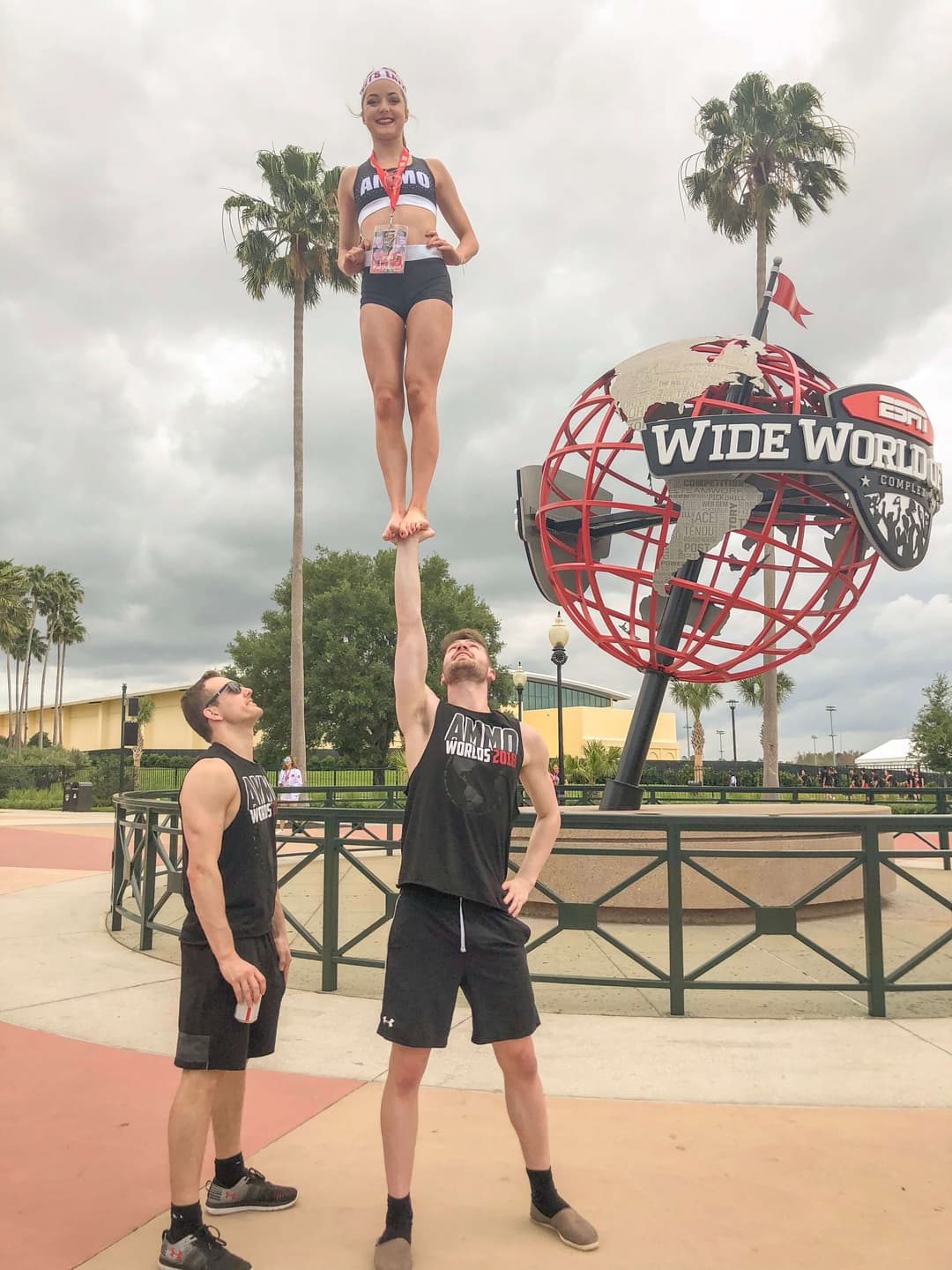 Dan doing a partner stunt